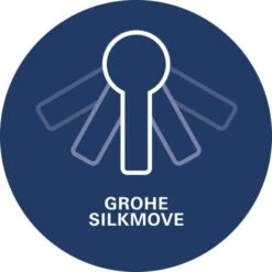 Grohe QuickFix Waschtischarmatur Start L-Size Zugstangen-Ablaufgarnitur 1 1/4" -Badezimmerbedarf Geschäft 036389 GROHE Icon SilkMove