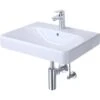 Geberit Waschbecken Smyle Square 60 Cm Inkl. Armatur Weiß -Badezimmerbedarf Geschäft 0 GeberitSmyleSquareWT60cm