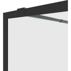 Baliv Duschabtrennung Walk-In DUK-120.81 120 Cm X 195 Cm Schwarz -Badezimmerbedarf Geschäft 250312110997 CU01 190221 L