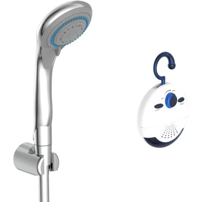 Schütte Handbrause-Set Shower & Swing Mit Duschradio Chrom 3 Schütte Handbrause-Set Shower & Swing Mit Duschradio Chrom
