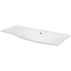 Fackelmann Waschbecken 115 Cm Lugano Rechts Weiß