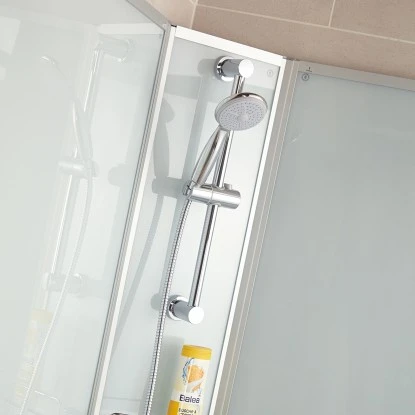 Schulte Komplettduschkabine Korfu II Mit Boiler Pumpe Alu-Natur Hellgrün 8 Schulte Komplettduschkabine Korfu II Mit Boiler Pumpe Alu-Natur Hellgrün – Bild 6