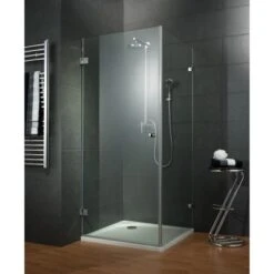 Schulte Drehtür Davita Inkl. Seitenwand Echtglas Chrom -Badezimmerbedarf Geschäft 331388 4081 2