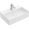 Villeroy & Boch Aufsatzwaschbecken Memento 2.0 Mit Überlauf 50x42 Cm Graphite C+ -Badezimmerbedarf Geschäft 3 4A0761 33500965 680600 1