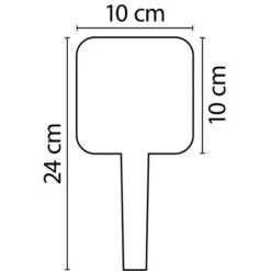 AquaSu Eckige Handbrause Otare Mit 1 Strahlart Wassersparend Chrom -Badezimmerbedarf Geschäft 4006596722070 722070 47