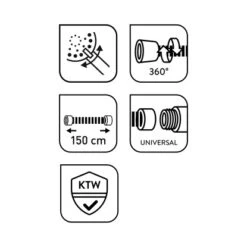 Baliv Duschbrause-Set DBS-70.70 Verchromt 20 Baliv Duschbrause-Set DBS-70.70 Verchromt -Badezimmerbedarf Geschäft 4007873313059 WEB03 260521