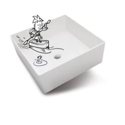 Baliv Aufsatzwaschbecken WBA-7100 41 Cm X 41 Cm -Badezimmerbedarf Geschäft 4007873411557 S03 110219