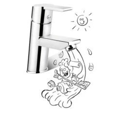 Baliv Waschtischarmatur WT-350 Chrom -Badezimmerbedarf Geschäft 4007874116314 S03 030918