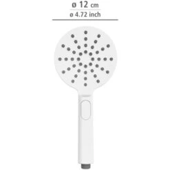 Wenko Duschkopf Design Kunststoff (ABS) 12 X 12 Cm Weiß -Badezimmerbedarf Geschäft 4008838254141 1068 VM 01