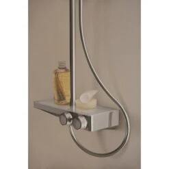 Ideal Standard Duschsystem Ceratherm S200 Mit Ablage Und Runder Handbrause Chrom -Badezimmerbedarf Geschäft 4015413350815 3049 AB 08