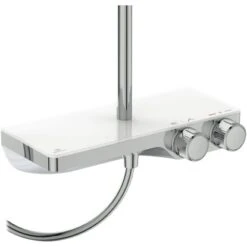 Ideal Standard Duschsystem Ceratherm S200 Mit Ablage Und Runder Handbrause Chrom -Badezimmerbedarf Geschäft 4015413350815 3049 S 04