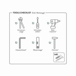 Baliv Überkopfbrause-Set KBS-22.160 Chrom -Badezimmerbedarf Geschäft 4048121070201 90