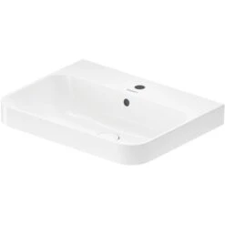 Duravit Aufsatzbecken Happy D.2 Plus Weiß Hochglanz 19,5 Cm X 60 Cm X 46 Cm -Badezimmerbedarf Geschäft 4053424896939 2438 S 03