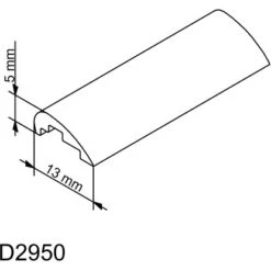 Schulte Wasserleiste Gerade Inkl. Endkappen MasterClass, Garant Und Sunny -Badezimmerbedarf Geschäft 4060991015212 2053 6