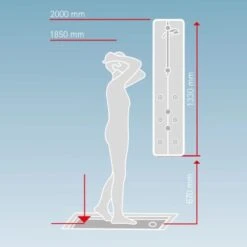 Schulte Dusch Master Rain Mit Thermostat Und Tellerkopfbrause -Badezimmerbedarf Geschäft 4060991035418 2053 6