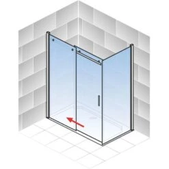 Schulte Seitenwand Für Schiebetür Kristall/Trend Chromoptik Grau Anthr. 200x90cm 12 Schulte Seitenwand Für Schiebetür Kristall/Trend Chromoptik Grau Anthr. 200x90cm -Badezimmerbedarf Geschäft 4060991044960 2053 3