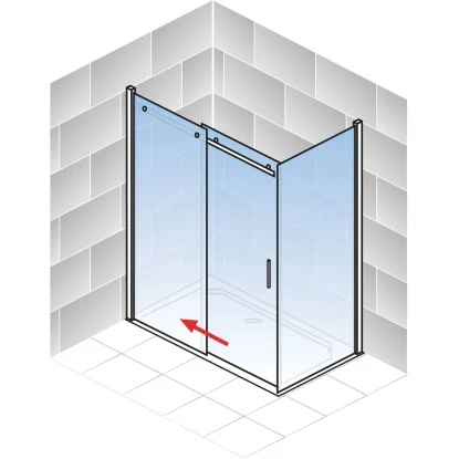 Schulte Seitenwand Für Schiebetür Kristall/Trend Chromoptik Grau Anthr. 200x90cm 7 Schulte Seitenwand Für Schiebetür Kristall/Trend Chromoptik Grau Anthr. 200x90cm - Image 5