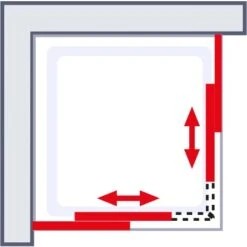 Schulte Eckeinstieg II Ohne Unteres Profil Kristall Trend Alu-Natur 200 X 90 Cm 9 Schulte Eckeinstieg II Ohne Unteres Profil Kristall Trend Alu-Natur 200 X 90 Cm -Badezimmerbedarf Geschäft 4060991047473 2053 AI 02