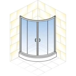 Schulte ExpressPlus Runddusche Sunny Sicherheitsglas Alpinweiß 190x90x90cm 14 Schulte ExpressPlus Runddusche Sunny Sicherheitsglas Alpinweiß 190x90x90cm -Badezimmerbedarf Geschäft 4060991051098 2053 5