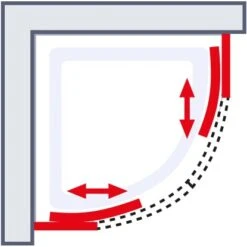 Schulte ExpressPlus Runddusche Sunny Sicherheitsglas Alpinweiß 190x90x90cm 16 Schulte ExpressPlus Runddusche Sunny Sicherheitsglas Alpinweiß 190x90x90cm -Badezimmerbedarf Geschäft 4060991051098 2053 6