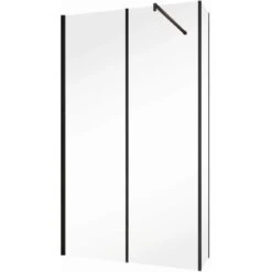 Schulte Alexa Style 2.0 Duschwand Walk In Loft 2-tlg BlackStyle 120 X 30 X 200cm -Badezimmerbedarf Geschäft 4060991056741 2053 2
