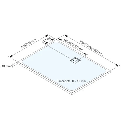 Schulte Duschwanne Mineralguss Mit Steinstruktur 800 X 1000 Mm Alpinweiß 5 Schulte Duschwanne Mineralguss Mit Steinstruktur 800 X 1000 Mm Alpinweiß – Bild 3