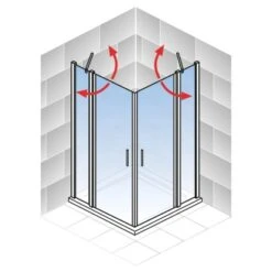 Schulte ExpressPlus Eckeinstieg AlexaStyle2.090 X 90 X 192 Cm 4-teilig 12 Schulte ExpressPlus Eckeinstieg AlexaStyle2.090 X 90 X 192 Cm 4-teilig -Badezimmerbedarf Geschäft 4060991064074 2053 4 5