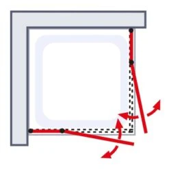 Schulte ExpressPlus Eckeinstieg AlexaStyle2.090 X 90 X 192 Cm 4-teilig 11 Schulte ExpressPlus Eckeinstieg AlexaStyle2.090 X 90 X 192 Cm 4-teilig -Badezimmerbedarf Geschäft 4060991064074 2053 4 6