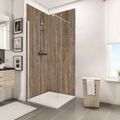 Schulte ExpressPlus DecoDesign Duschrückwand Dekor Altholz Nordsee 255 X 100 Cm -Badezimmerbedarf Geschäft 4060991067983 Bild03