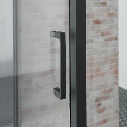 Schulte ExpressPlus Komplettdusche-Schiebetür Bali Mattschwarz 215 Cm X 115 Cm 7 Schulte ExpressPlus Komplettdusche-Schiebetür Bali Mattschwarz 215 Cm X 115 Cm – Bild 5