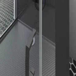 Schulte ExpressPlus Komplettdusche-Schiebetür Bali Mattschwarz 215 Cm X 115 Cm 21 Schulte ExpressPlus Komplettdusche-Schiebetür Bali Mattschwarz 215 Cm X 115 Cm -Badezimmerbedarf Geschäft 4060991074998 2053 CU 09