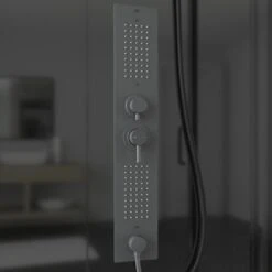 Schulte ExpressPlus Komplettdusche-Schiebetür Bali Mattschwarz 215 Cm X 115 Cm 23 Schulte ExpressPlus Komplettdusche-Schiebetür Bali Mattschwarz 215 Cm X 115 Cm -Badezimmerbedarf Geschäft 4060991074998 2053 CU 10