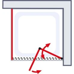 Schulte ExpressPlus Drehfalttür U. Seitenwand Garant 2.0 Chromoptik 200 X 90 Cm 12 Schulte ExpressPlus Drehfalttür U. Seitenwand Garant 2.0 Chromoptik 200 X 90 Cm -Badezimmerbedarf Geschäft 4060991076466 2053 AI 02