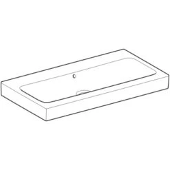 Geberit Waschbecken ICon 90 Cm Mit Überlauf KeraTect -Badezimmerbedarf Geschäft 4123 124093600 Perspective