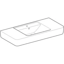 Geberit Aufsatzwaschbecken Renova Plan 100 Cm Weiß 8 Geberit Aufsatzwaschbecken Renova Plan 100 Cm Weiß -Badezimmerbedarf Geschäft 4123 125100000 Perspective