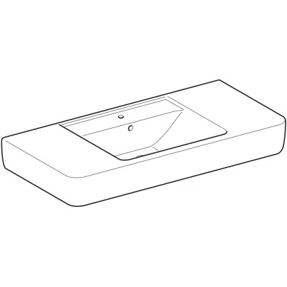 Geberit Aufsatzwaschbecken Renova Plan 100 Cm Weiß 5 Geberit Aufsatzwaschbecken Renova Plan 100 Cm Weiß – Bild 3