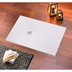 Ottofond Duschwanne Strato 100 Cm X 80 Cm X 2,4 Cm Weiß -Badezimmerbedarf Geschäft 440896 3209 3