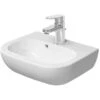 Duravit Handwaschbecken D-Code 45 Cm Weiß Mit Überlauf -Badezimmerbedarf Geschäft 44091 2438 705450000 198 1