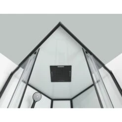 Sanotechnik Komplettduschkabine Sky 2 CL74 Schwarz 13 Sanotechnik Komplettduschkabine Sky 2 CL74 Schwarz -Badezimmerbedarf Geschäft 447531 4633 3