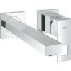 Grohe 2-Loch-Waschtischbatterie Eurocube Chrom -Badezimmerbedarf Geschäft 518316 4520 23447000
