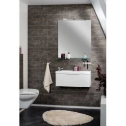 Fackelmann Design-Waschbecken 80 Cm Scera Slim Weiß -Badezimmerbedarf Geschäft 552 3254 sceraweissweiss 2