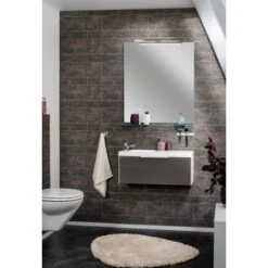 Fackelmann Design-Waschbecken 80 Cm Scera Slim Weiß -Badezimmerbedarf Geschäft 5552 3254 sceraweissgrau 2