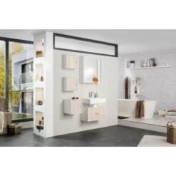 Fackelmann Aufsatzwaschbecken 42 Cm Ix! Weiß Rund -Badezimmerbedarf Geschäft 565577 3254 3