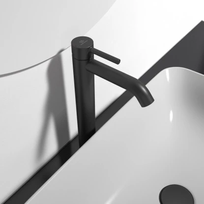 Ideal Standard Waschtischarmatur Ceraline Mit Push-Open Silk Black 8 Ideal Standard Waschtischarmatur Ceraline Mit Push-Open Silk Black – Bild 6