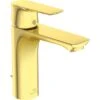 Ideal Standard Waschtischarmatur Connect Air Grande O. Ablaufg. Brushed Gold -Badezimmerbedarf Geschäft 612209 3049 1
