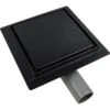 VerosanPro Duschrinne-Bodenablauf Nakia Quadratisch Matt Schwarz 15 Cm X 15 Cm -Badezimmerbedarf Geschäft 640018 4259 1