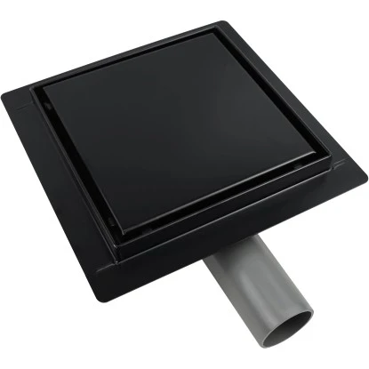 VerosanPro Duschrinne-Bodenablauf Nakia Quadratisch Matt Schwarz 15 Cm X 15 Cm 3 VerosanPro Duschrinne-Bodenablauf Nakia Quadratisch Matt Schwarz 15 Cm X 15 Cm