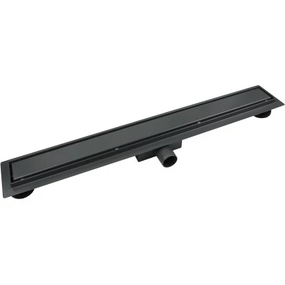 VerosanPro Duschrinne Nakia DR2 Komplettset Designrost Matt Dunkelgrau 90 Cm 3 VerosanPro Duschrinne Nakia DR2 Komplettset Designrost Matt Dunkelgrau 90 Cm