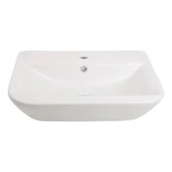 LeNado AquaSu Waschtisch Mit Überlauf Weiß -Badezimmerbedarf Geschäft 652640 3711 C0 C