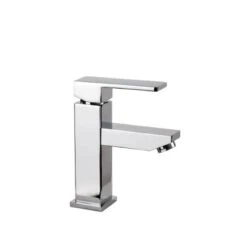 AquaSu Einhebelmischer-Waschbeckenarmatur Aqua Chrom